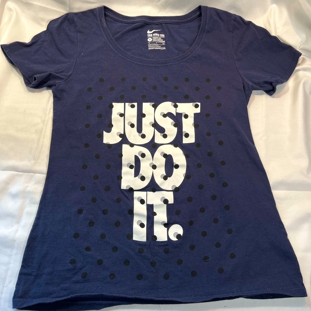 “The Nike Tee” Just Do It Blue Tee Shirt
